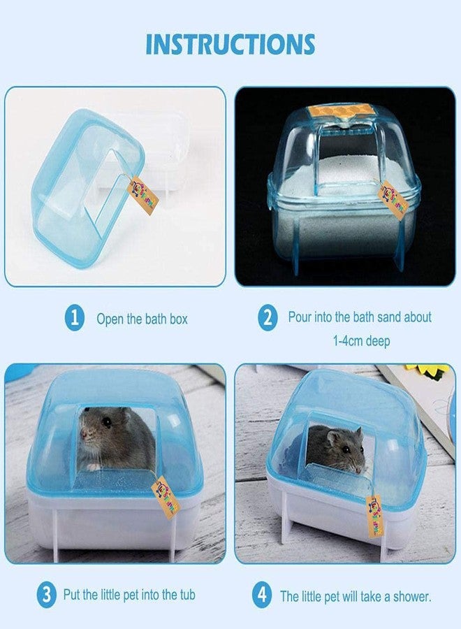 Western Era Playfull Sand Bath for Hamster, Gerbill (200grm) (Apple) - Image 3